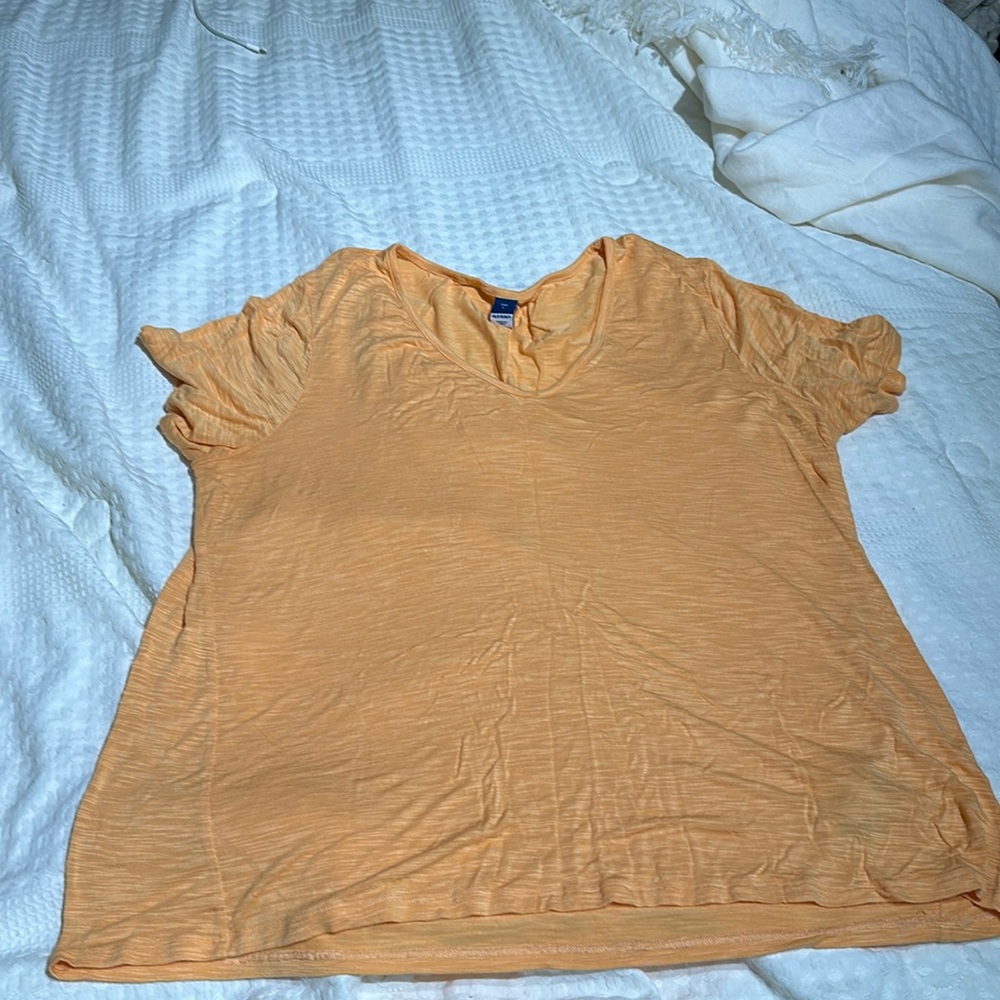 Neon orange t shirt